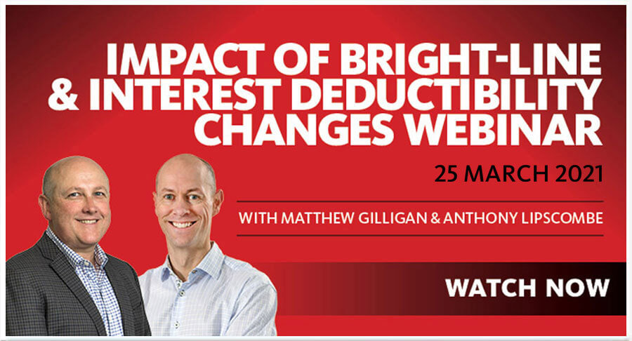 Impact of Bright-line & Interest Deductibility Changes, March 2021
