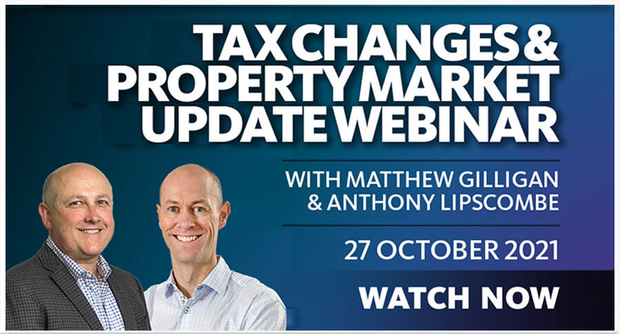 Tax changes and property market update webinar 27 Oct 2021
