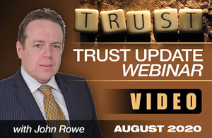 Webinar with John Rowe August 2020